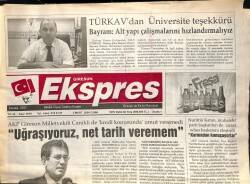 Giresun Ekspres Gazetesi 3 Mart 2006 - Nurettin CanikliNet Tarih Veremem GZ101466 - 1