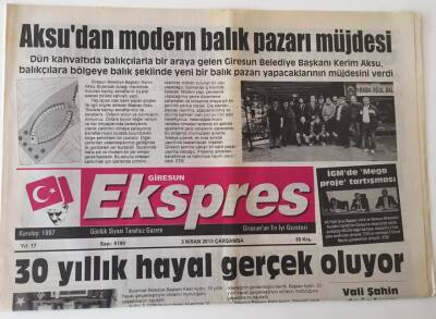 Giresun Ekspres Gazetesi - 3 Nisan 2013 - Topal Osman Ağayı Dün Saygı Ve Minnetle Andık - GZ43698 - 2