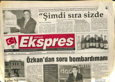 Giresun Ekspres Gazetesi 3 Ocak 2008 - Yağlıdere , Kivi Üretiminde Lider Olmak İstiyor - TMO 90 Bin Ton Fındık Aldı GZ109292 - 1