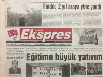 Giresun Ekspres Gazetesi 30 Mayıs 2006 - Eğitime Büyük Yatırım GZ32220 - 1