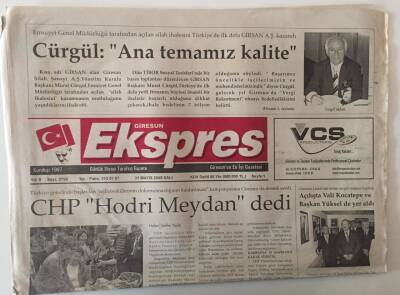 Giresun Ekspres Gazetesi 31 Mayıs 2005 - CHP Hodri Meydan Dedi GZ31233 - 1