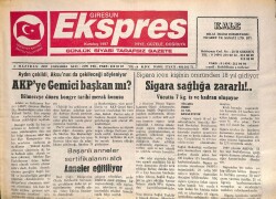 Giresun Ekspres Gazetesi 4 Haziran 2003 - Şebinkarahisarda Kaza 11 Yaralı GZ101493 - 1