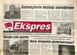 Giresun Ekspres Gazetesi 4 Mart 2006 - Gurbetçilerin Desteği Sevindiriyor GZ101467 - 2