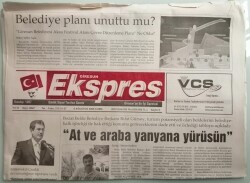 Giresun Ekspres Gazetesi 5 Ağustos 2005 Öztürk Başkan Yükselle Kadeh Tokuşturmadım Huda Çekmedim -GZ44267 - 2
