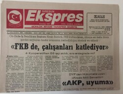 Giresun Ekspres Gazetesi 6 Ağustos 2003 - FKB de , Çalışanları Katlediliyor - GZ13461 - 2