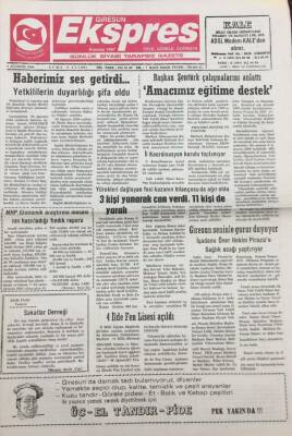 Giresun Ekspres Gazetesi 6 Ağustos 2004 İşadamı Ömer Hekim Pirazize Sağlık Ocağı Yaptırıyor GZ30770 - 1