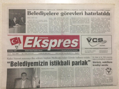 Giresun Ekspres Gazetesi 6 Aralık 2005 - Belediyemizin İstikbali Parlak GZ24156 - 1