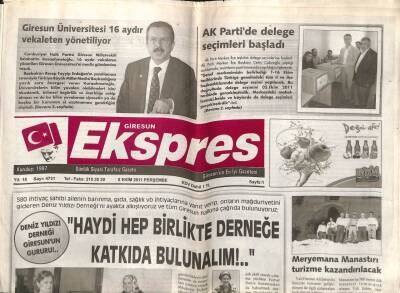 Giresun Ekspres Gazetesi 6 Ekim 2011 - Taraftar Çayı Gelir Getirmeye Başladı GZ108156 - 1