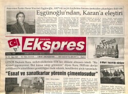 Giresun Ekspres Gazetesi 6 Mart 2006 - Espiye Belediyesi Kum Çakıl Tesisi Kiraladı GZ101468 - 1