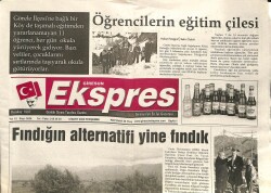 Giresun Ekspres Gazetesi 6 Mart 2008 - Fındığın Alternatifi Yine Fındık GZ101507 - 2