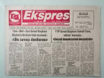 Giresun Ekspres Gazetesi 7 Mart 2003 Sunay Akına Yoğun İlgi -GZ14744 - 1