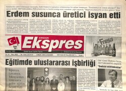 Giresun Ekspres Gazetesi 8 Mart 2006 - Salih Erdem Susunca Üretici İsyan Etti GZ101470 - 2