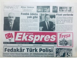 Giresun Ekspres Gazetesi 8 Nisan 2016 - Fedakar Türk Polisi GZ43206 - 1
