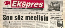 Giresun Ekspres Gazetesi 8 Şubat 2006 - Ataparktan Zararımız Ne? GZ101458 - 1