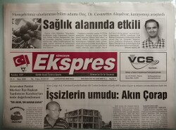 Giresun Ekspres Gazetesi 9 Ağustos 2005 Kocatepe Bedelini Özel İdare Karşıladı -GZ44268 - 2