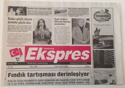 Giresun Ekspres Gazetesi - 9 Mayıs 2014 - Fındık Tartışması Derinleşiyor GZ43801 - 1