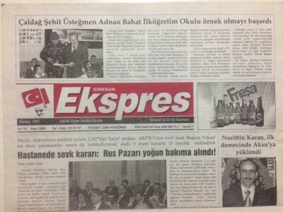 Giresun Ekspres Gazetesi 9 Şubat 2006 - Esnaf Zor Durumda GZ32221 - 1
