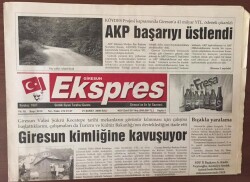 Giresun Exspres Gazetesi 21 Şubat 2006 - TZOB Yönetim Kurulu Üyesi Avcı , Tarıma Destek Verilmiyor GZ6907 - 1