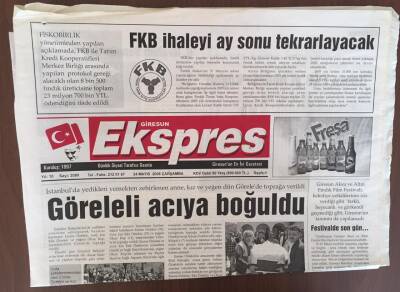 Giresun Exspres Gazetesi 24 Mayıs 2006 - Festivalde Son Gün GZ10112 - 1