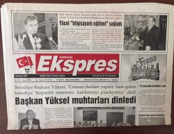 Giresun Exspres Gazetesi 31 Mayıs 2006 - Başkan Yüksel Muhtarları Dinledi GZ6906 - 2