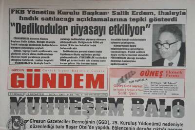 Giresun Gündem 11 Nisan 2005-Giresun Üniversitesi İçin Güç Birliği GZ45613 - 1