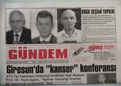 Giresun Gündem Gazetesi 1 Ekim 2005 Yine Kaza Yine Ölüm - GZ44893 - 2