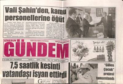 Giresun Gündem Gazetesi 10 Ekim 2011 - Zeki Atlı Hızlı Başladı GZ108109 - 1