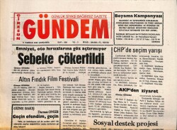 Giresun Gündem Gazetesi 11 Haziran 2003 - Emniyet Oto Hırsızlarına Göz Açtırmıyor GZ101550 - 2