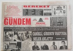 Giresun Gündem Gazetesi 12 Aralık 2017 -Canikli Giresun Vakfında Neler Anlattı ?- GZ45979 - 1