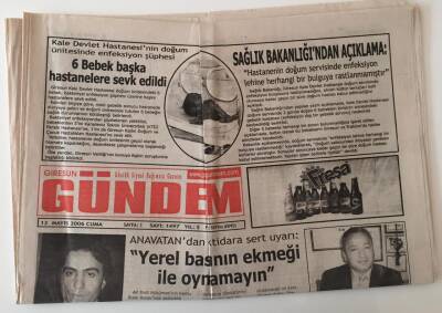 Giresun Gündem Gazetesi 12 Mayıs 2006 - Yerel Basının Ekmeği İle Oynamayın GZ28870 - 1