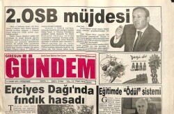 Giresun Gündem Gazetesi 13 Ekim 2011 - Erciyes Dağında Fındık Hasadı GZ101970 - 2