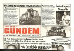 Giresun Gündem Gazetesi 13 Mart 2006 - Giresunda Bir Kütüphane Daha GZ101543 - 1