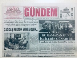 Giresun Gündem Gazetesi 14 Haziran 2016 - Çağdaş Rektör Böyle Olur GZ43220 - 2