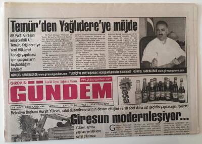 Giresun Gündem Gazetesi 14 Mayıs 2008 - Giresun Modernleşiyor ... GZ28824 - 1