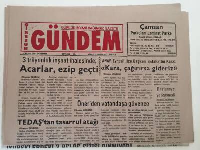 Giresun Gündem Gazetesi -15 Kasım 2001 - TEDAŞtan Tasarruf Atağı - GZ43689 - 1