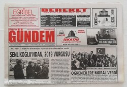 Giresun Gündem Gazetesi 15 Ocak 2018 -Bahçelinin Erdoğan Aşkı - GZ45974 - 1