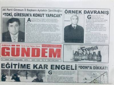 Giresun Gündem Gazetesi 15 Şubat 2006 - Bir Acayip Hırsızlık GZ41378 - 1