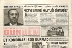 Giresun Gündem Gazetesi 16 Şubat 2006 - Erdoğan FKBye Gerekli Kolaylığı Gösterdik GZ101518 - 2