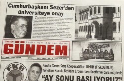 Giresun Gündem Gazetesi 17 Mart 2006-KTÜye Şehit Öğretmenler Köşesi Açıldı GZ45710 - 1