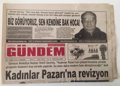 Giresun Gündem Gazetesi - 17 Şubat 2010 - Kadınlar Pazarına Revizyon - GZ43789 - 2