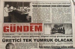 Giresun Gündem Gazetesi 18 Temmuz 2006-Teröristler Giresuna İlerledi GZ45732 - 1