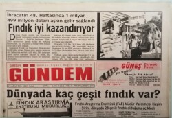 Giresun Gündem Gazetesi 2 Ağustos 2005 Kamyonet Şarampole Yuvarlandı 1 Ölü 7 Yaralı - GZ44465 - 1