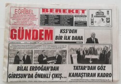 Giresun Gündem Gazetesi 2 Ekim 2017 -Bilal Erdoğandan Giresunda Önemli Çıkış- GZ45970 - 2