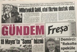 Giresun Gündem Gazetesi 20 Mayıs 2014-19 Mayısta Soma Hüznü GZ45265 - 2
