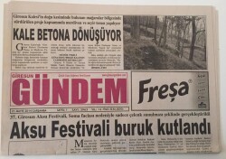 Giresun Gündem Gazetesi - 21 Mayıs 2014 - 37. Giresun Aksu Festivali Soma Faiası Nedeniyle Buruk Kutlandı - GZ43779 - 1