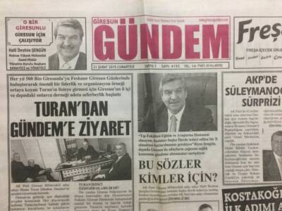 Giresun Gündem Gazetesi 21 Şubat 2015 - Kostakoğlu İlk Adımı Attı GZ32047 - 1
