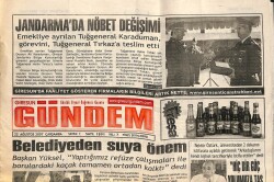 Giresun Gündem Gazetesi 22 Ağustos 2007 - Belediyeden Suya Önem GZ101969 - 2