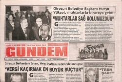 Giresun Gündem Gazetesi 22 Şubat 2006 - Giresunspor , Fortis Türkiye Kupasında Son Kez Sahaya Çıkıyor GZ70409 - 2