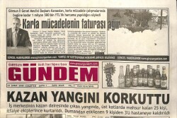 Giresun Gündem Gazetesi 23 Şubat 2008 - Bakkallar Tekelin Satışına Karşı GZ101577 - 1