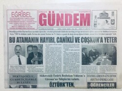 Giresun Gündem Gazetesi 24 Ekim 2016 - Bu Atamanın Hayırı Nurettin Canikliye Yeter GZ43215 - 2